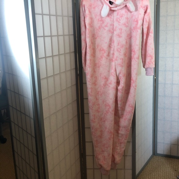 LaurDIY Llama onesie - pink and white, soft & cozy - Picture 6 of 6